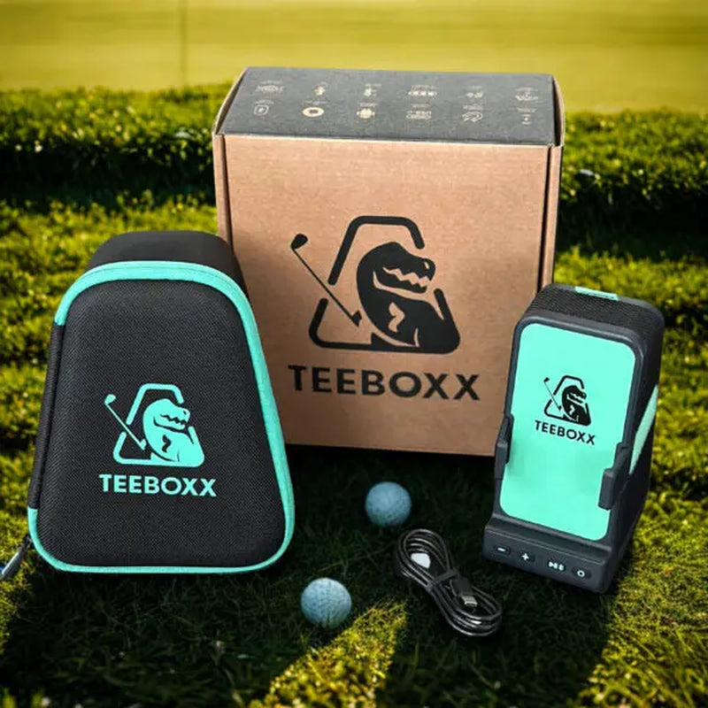 Teeboxx Golf Cart Bluetooth Speaker with Magnetic Phone Holder & Wireless Phone Charger – Portable Golf Cart Mount Speaker, Golf Accessories for Golfers | PGA Show 2026 Innovation Winner