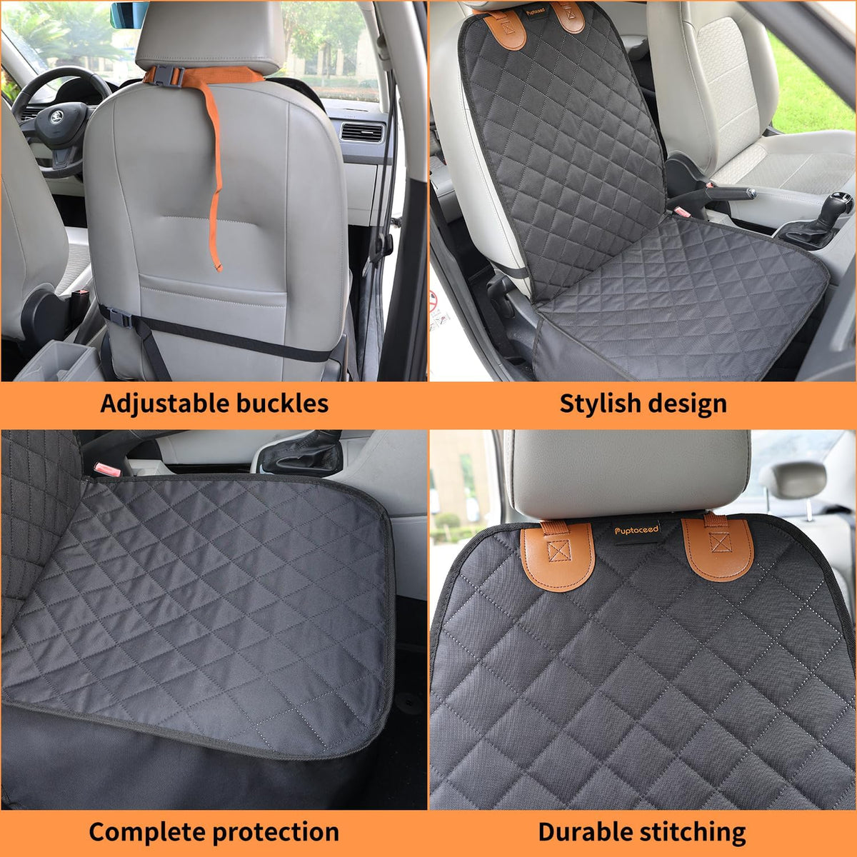 Dog Front Seat Cover for Dogs Cover for Car Seat Cover Front Seat Bucket Seat Covers for Dog Front Car Seat Cover
