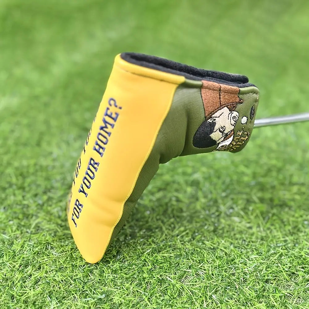 Character Pattern Golf Club Head Cover, Golf Irons, 1 Count Durable & Stylish Golf Club Head Cover, Golf Accessories for Men & Women, Golf Gift Accessory, Golf Gear