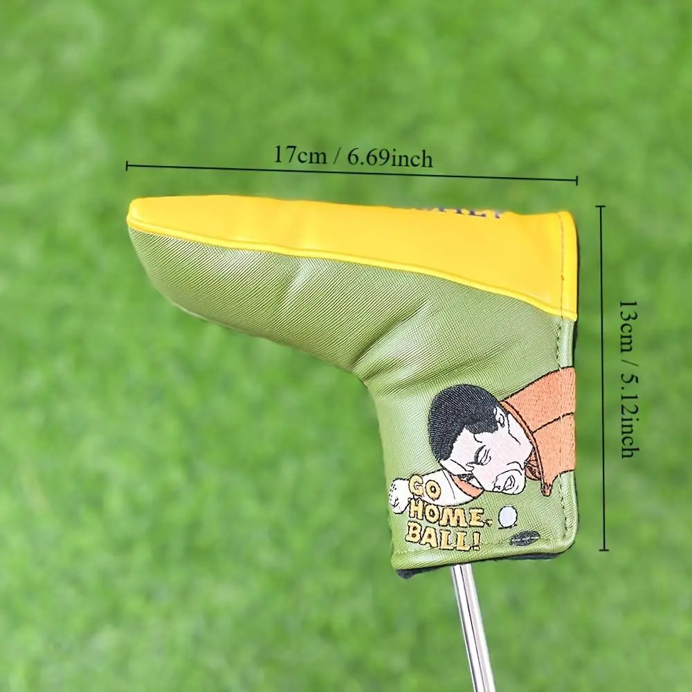 Character Pattern Golf Club Head Cover, Golf Irons, 1 Count Durable & Stylish Golf Club Head Cover, Golf Accessories for Men & Women, Golf Gift Accessory, Golf Gear