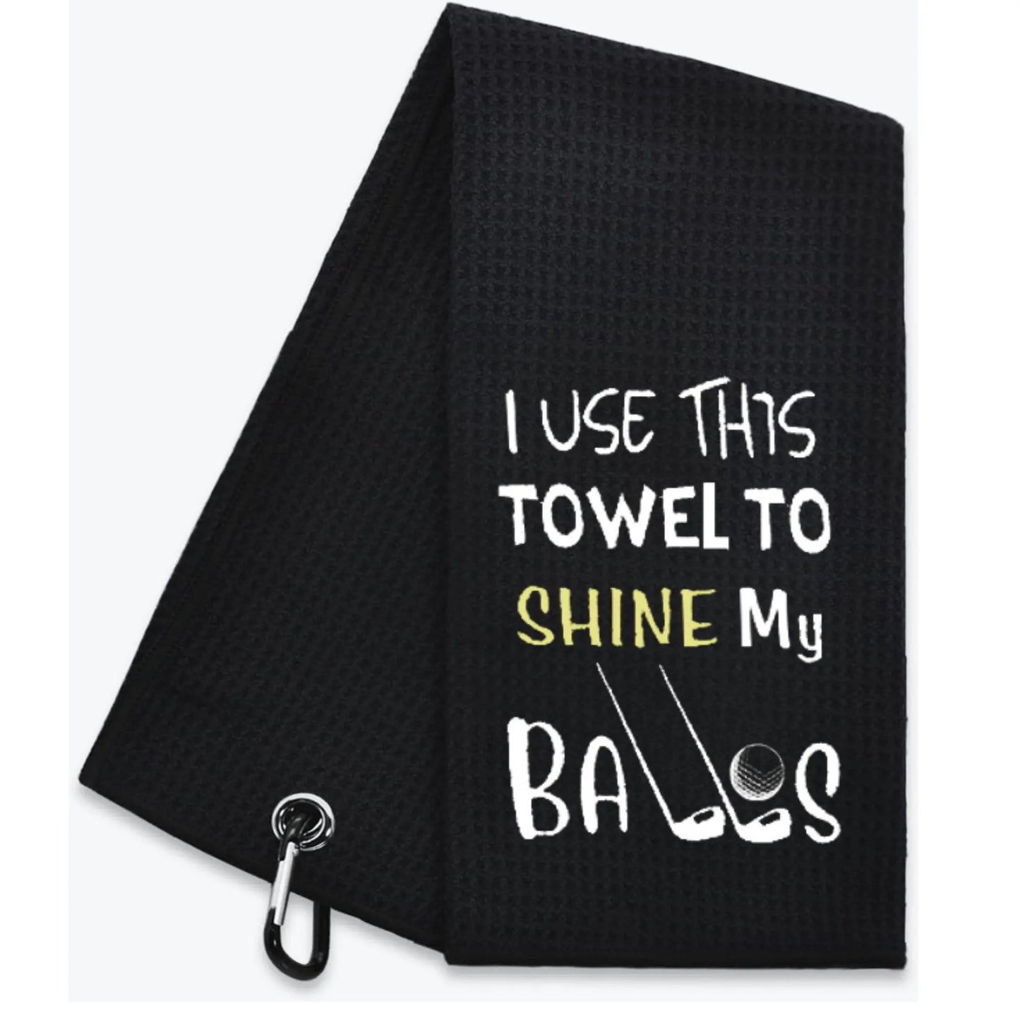 Golf Towel, Funny Slogan Golf Towel, Golf Accessories for Outdoor, Golf Gift, Golf Gift Accessory