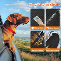 Dog Car Backseat Extender — Hard Bottom Cover
