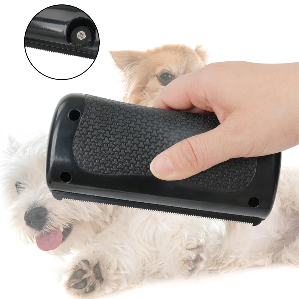 2 PCS Deshedding Dog Brush, Cat Deshedding Brush, Practical Cat Groomer, Suitable for Tangled Hair and Loose Hair, Ergonomic