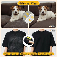 Pet Hair Remover Gloves — Anti-Static Dog & Cat Grooming Gloves, 2-Pack