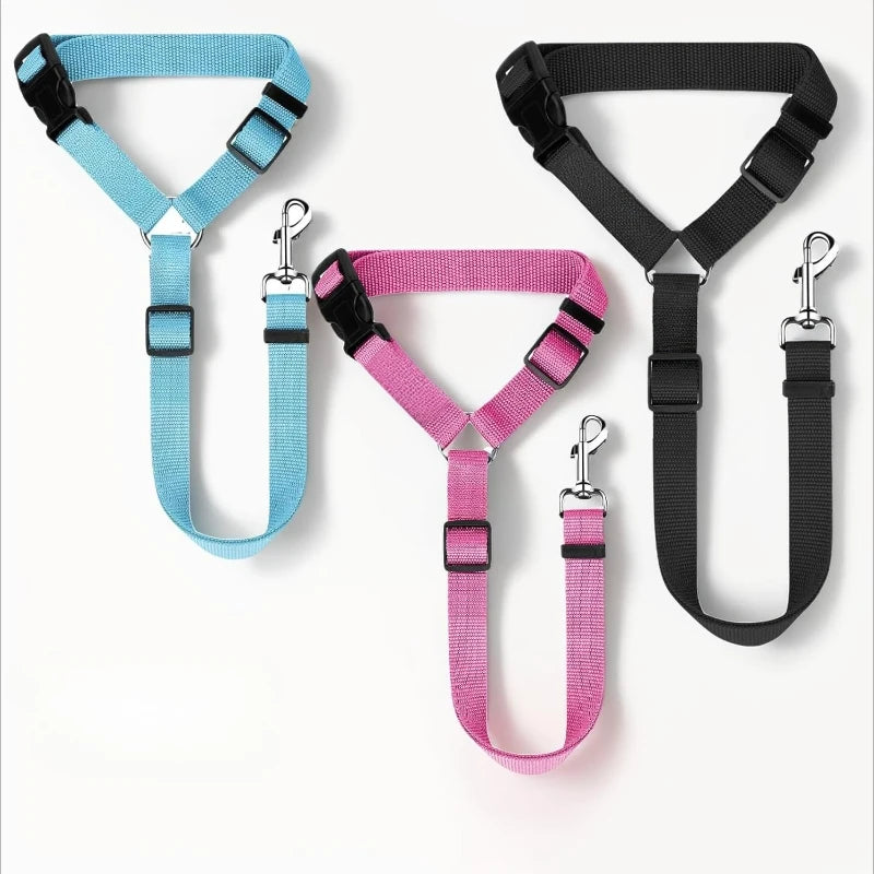 2-In-1 Dog Car Seat Belt & Leash — Pet Safety Belt