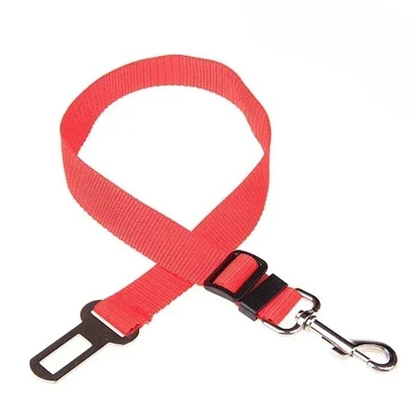 Dog Car Seat Belt — Adjustable Pet Safety Belt for Cars