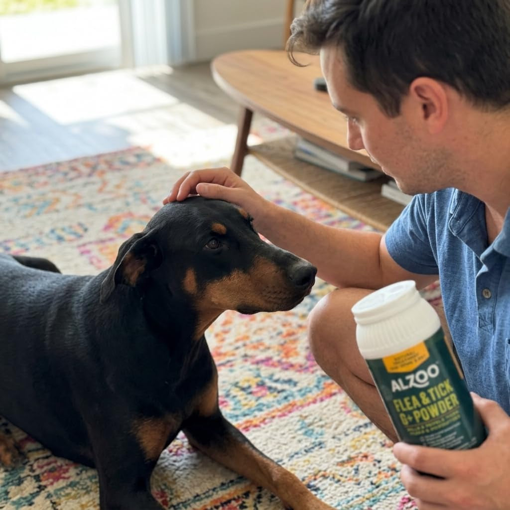 Flea and Tick G + Powder, Helps Eliminate & Repels Ticks, Fleas & Mosquitos, for in and around Home Use, 100% Plant-Based Active Ingredients, 8 Oz.