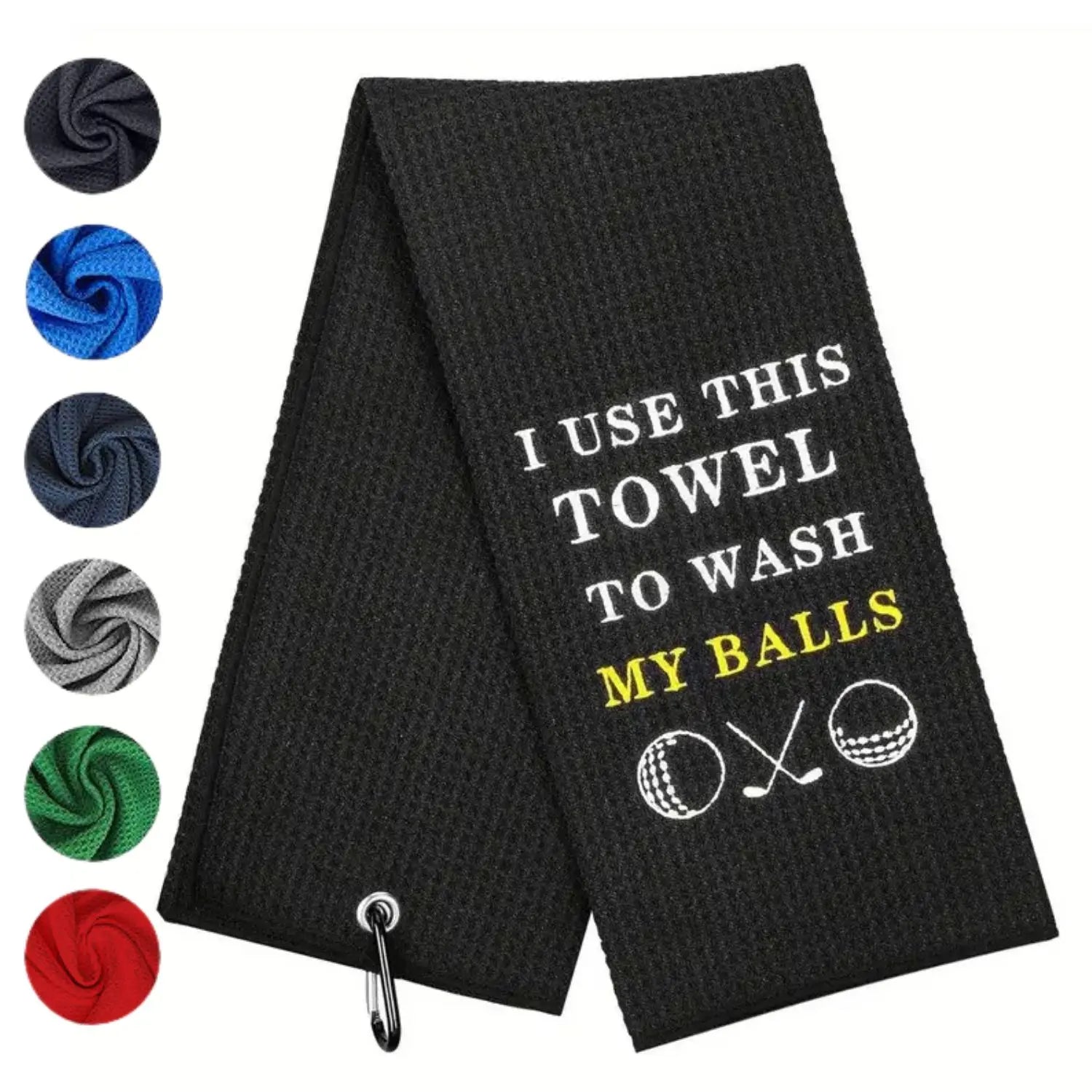 Golf Towel, Funny Slogan Golf Towel, Golf Accessories for Outdoor, Golf Gift, Golf Gift Accessory