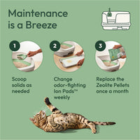 XL Covered Cat Litter Box — Sifting Litter Box System