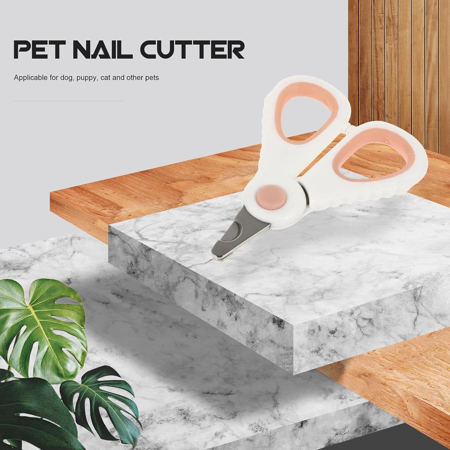 Pet Nail Trimming Tool for Cats and Dogs Precise Claw Cutter with Clean Design Easy and Safe Nail Care for Beginners Pink Professional Grooming Clippers