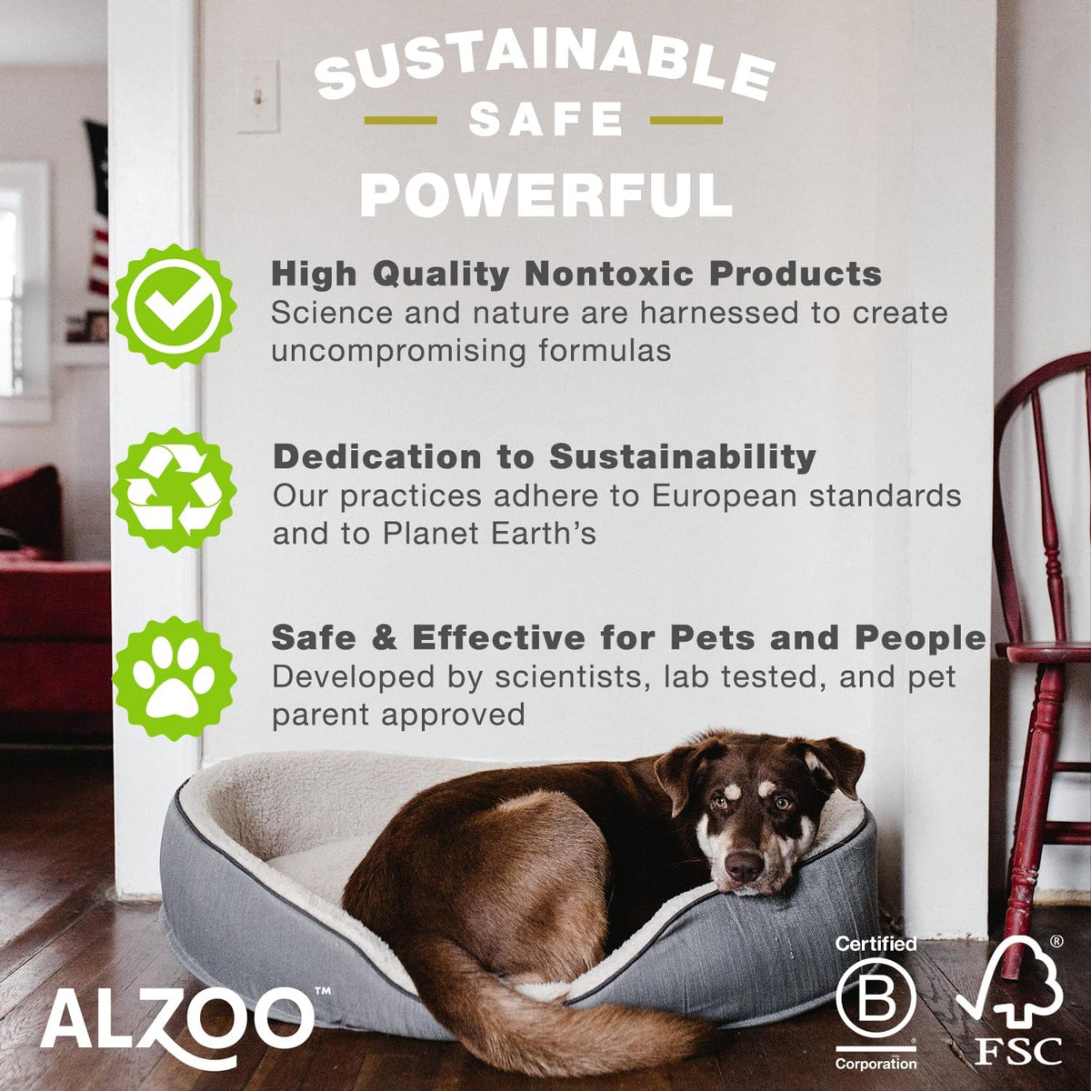 Flea and Tick G + Powder, Helps Eliminate & Repels Ticks, Fleas & Mosquitos, for in and around Home Use, 100% Plant-Based Active Ingredients, 8 Oz.