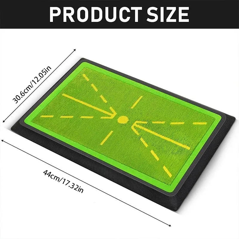 Golf Trace Strike Pad, 1 Set Sequin Golf Hitting Mat, Golf Training Sports Equipment for Indoor & Outdoor, Golf Accessories, Golf Training Accessory, Golf Training Aids, Golf Training Tool, Golf Practice Equipment