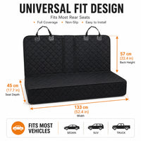55" Waterproof Bench Seat Cover for Dogs