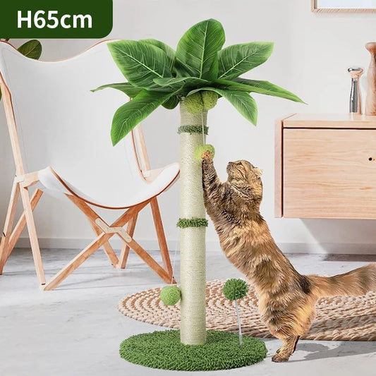 40" Palm Tree Cat Scratching Post & Tower