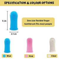 Finger Toothbrush Set for Dogs — 8-Pack