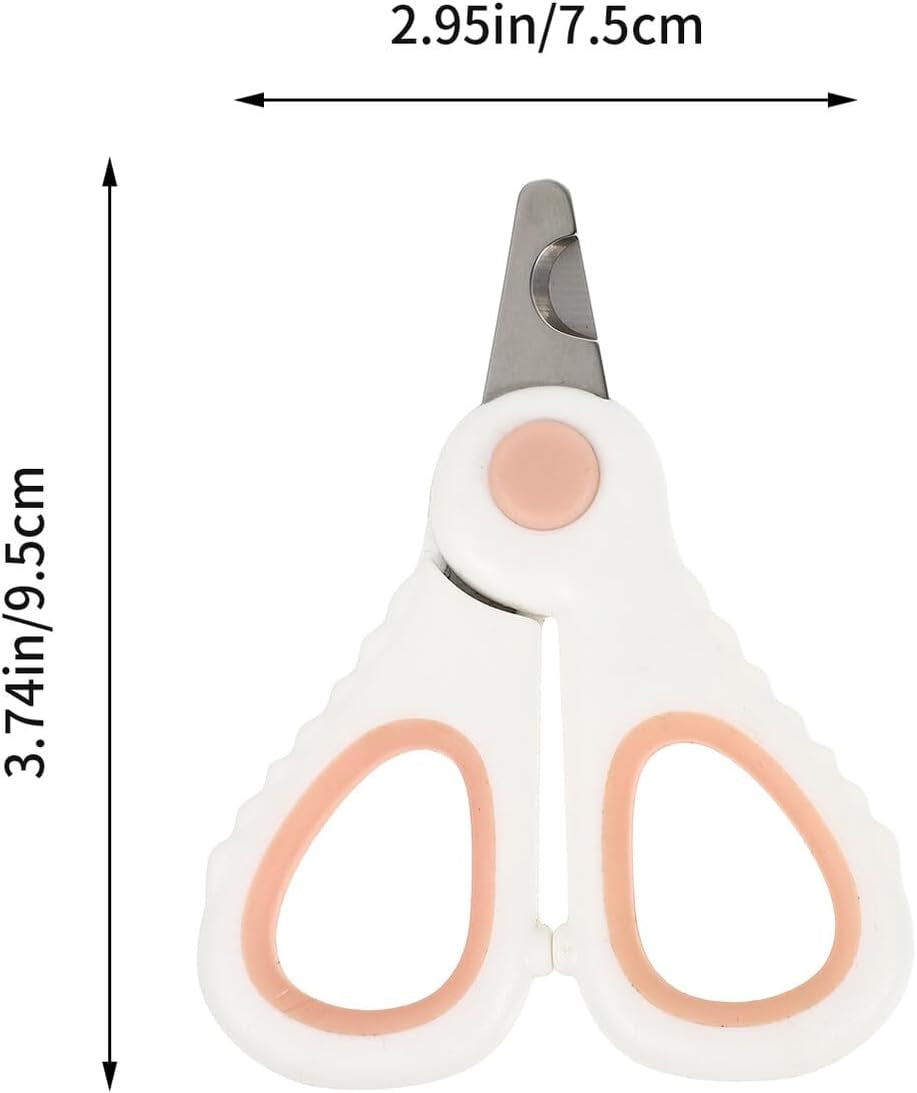 Pet Nail Trimming Tool for Cats and Dogs Precise Claw Cutter with Clean Design Easy and Safe Nail Care for Beginners Pink Professional Grooming Clippers