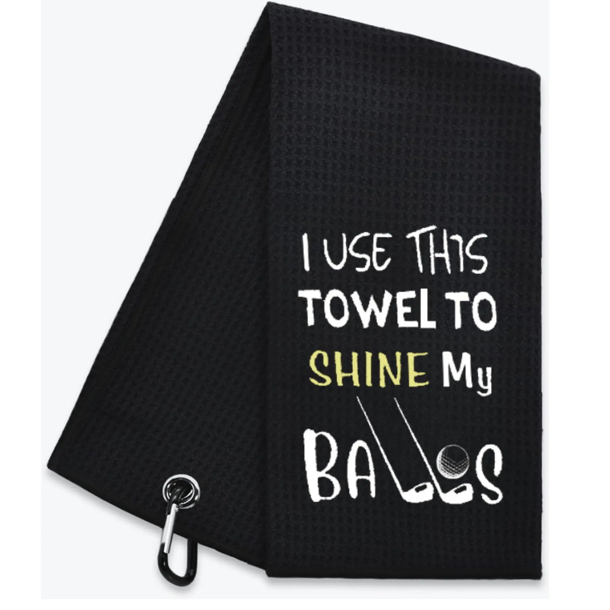 Golf Towel, Funny Slogan Golf Towel, Golf Accessories for Outdoor, Golf Gift, Golf Gift Accessory
