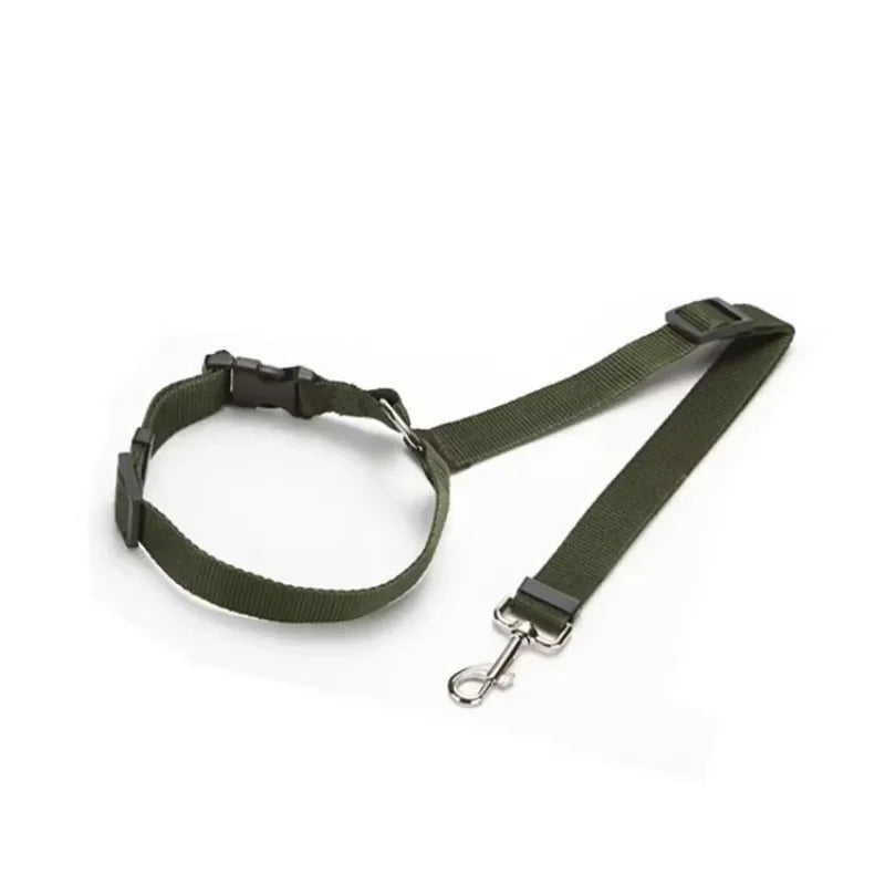 2-In-1 Dog Car Seat Belt & Leash — Pet Safety Belt