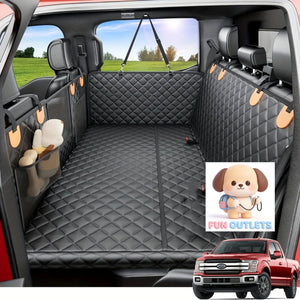 Dog Backseat Expander — Large Hard Bottom Car Seat Cover, Holds 400 lbs
