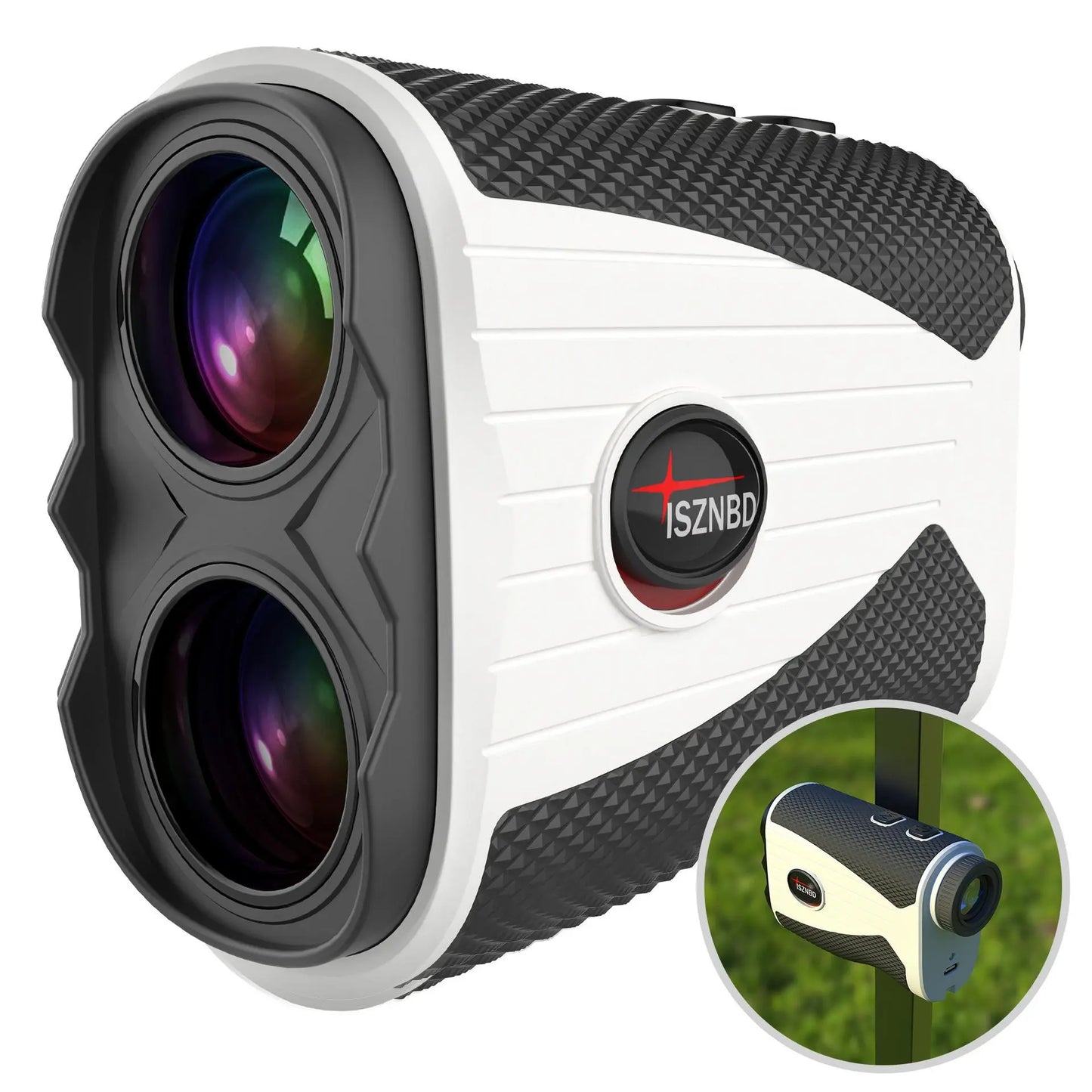 Golf Rangefinder, 1 Count 1200 Yard Golf Laser Rangefinder, 7X Magnification Golf Distance Rangefinder with Magnetic Holder, Perfect for Golf Enthusiast, Golf Gear, Golf Accessories, Golf Equipment