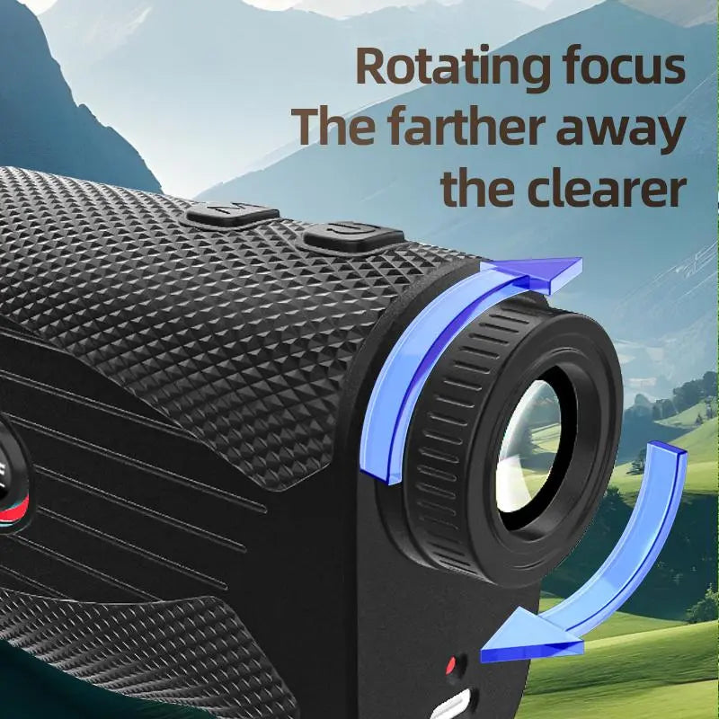 Golf Rangefinder, 1 Count 1200 Yard Golf Laser Rangefinder, 7X Magnification Golf Distance Rangefinder with Magnetic Holder, Perfect for Golf Enthusiast, Golf Gear, Golf Accessories, Golf Equipment