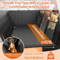 Dog Car Backseat Extender — Hard Bottom Cover