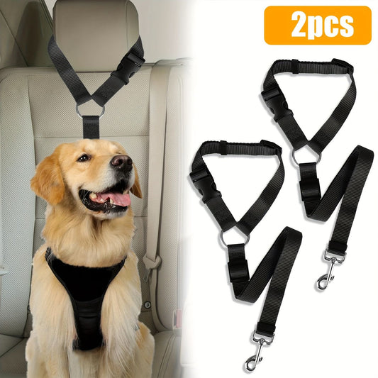 2-in-1 Pet Safety Belt & Leash