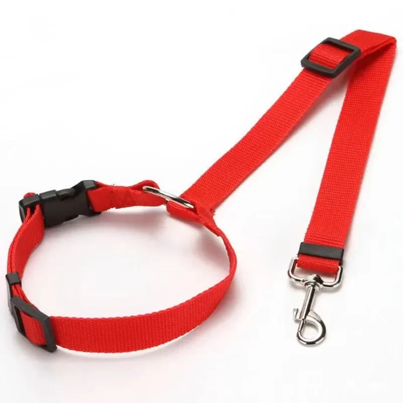 2-In-1 Dog Car Seat Belt & Leash — Pet Safety Belt