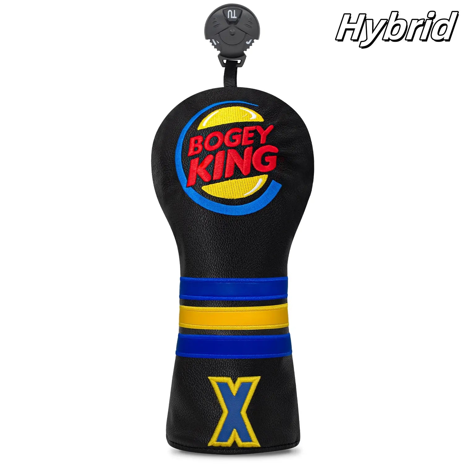 Blue King Series Golf Club Head Covers, Golf Accessories, Golf Supply, Durable PU Material, Dust-Proof Design, Ideal Gift for Golf Enthusiasts & Unisex Accessory, Golf Gear