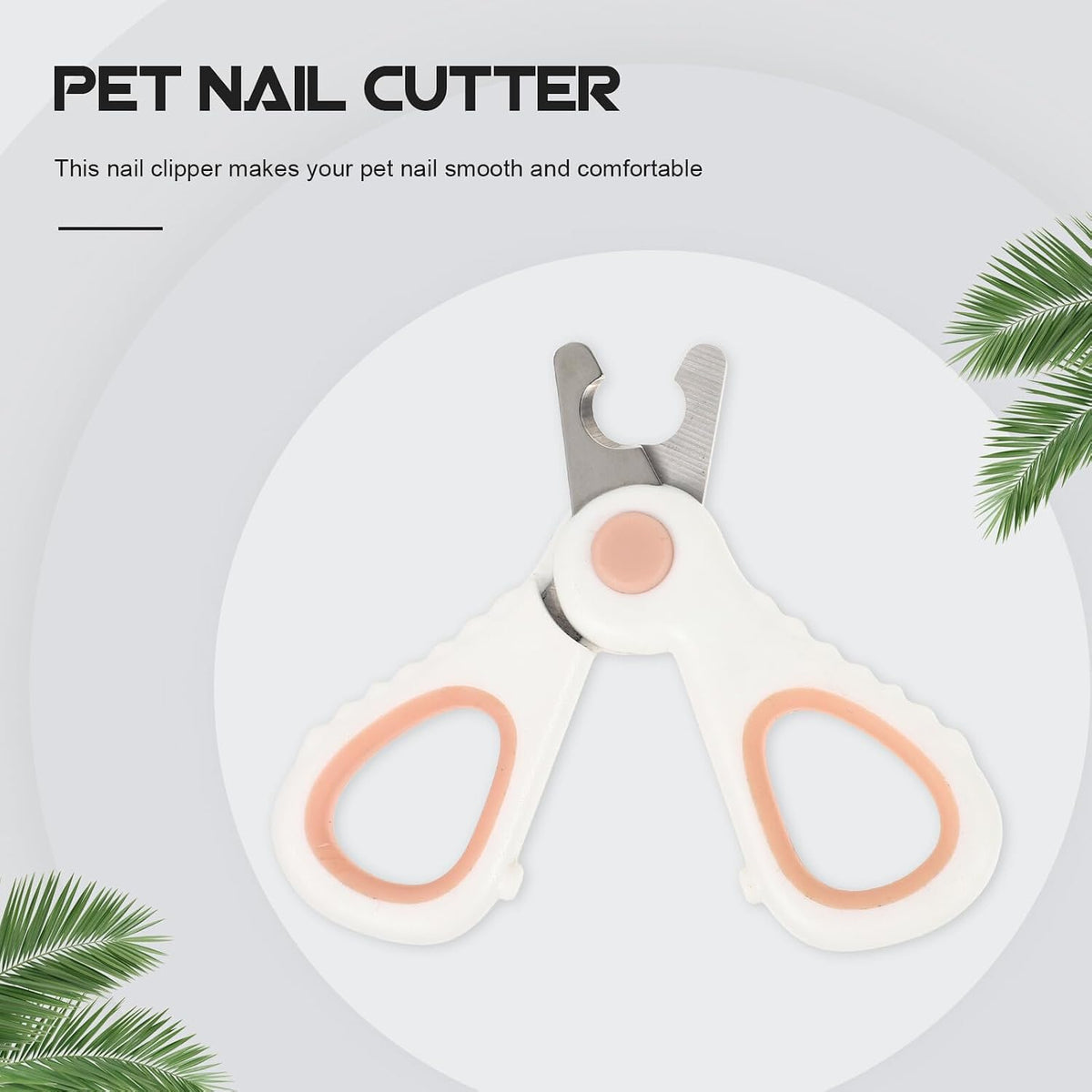 Pet Nail Trimming Tool for Cats and Dogs Precise Claw Cutter with Clean Design Easy and Safe Nail Care for Beginners Pink Professional Grooming Clippers